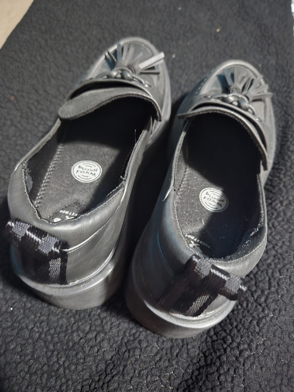 Rocket Dog Black Tassel Platform Loafers - Picture 3 of 6